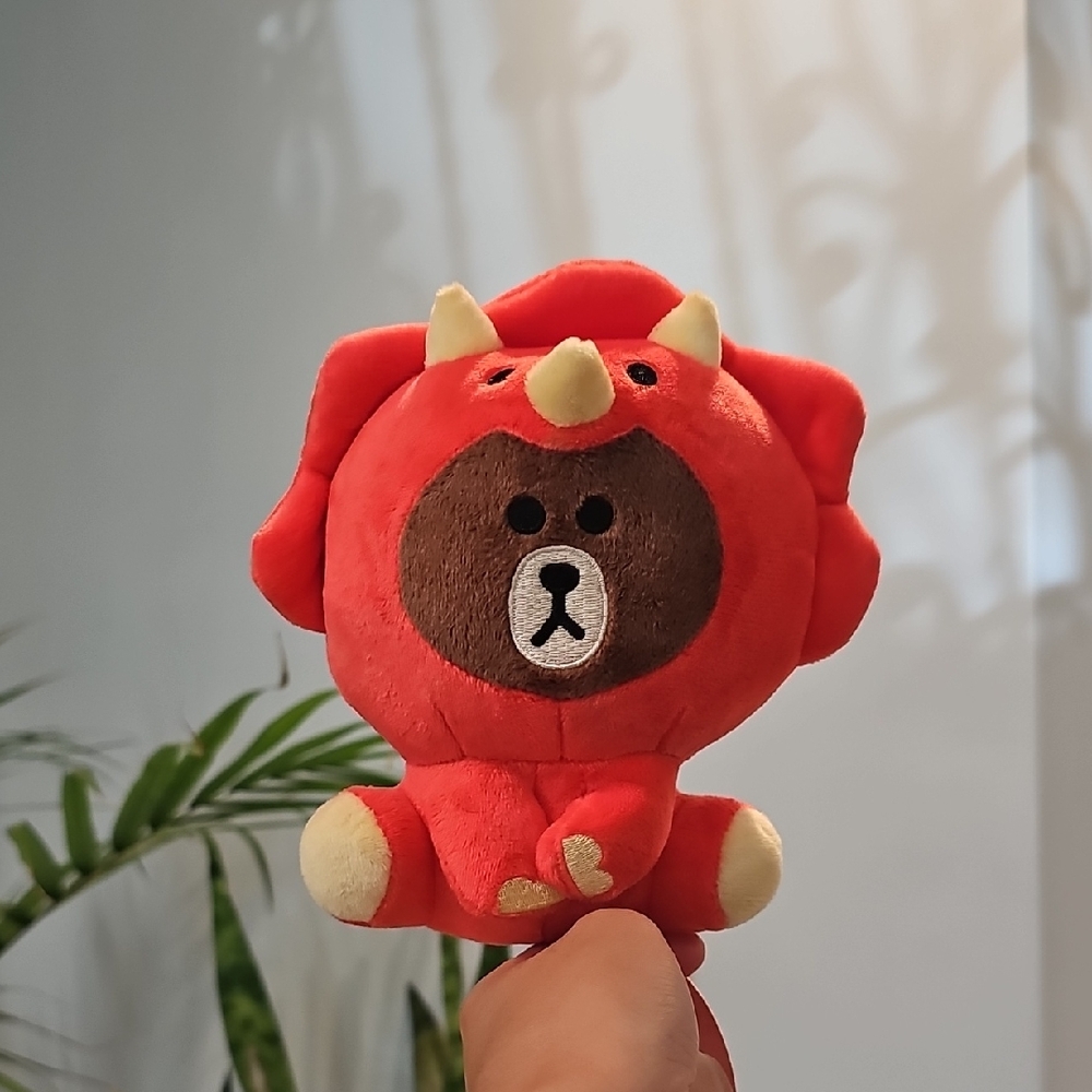 Jungle Brown Line Friends Plush